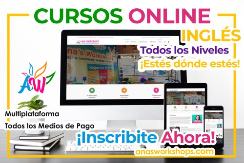 Ana´s Workshops: CURSOS ONLINE 2021